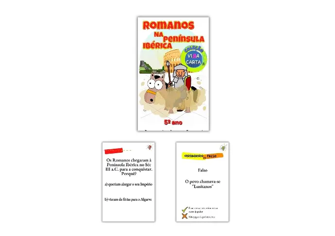 Romanos na Península Ibérica 5º Ano