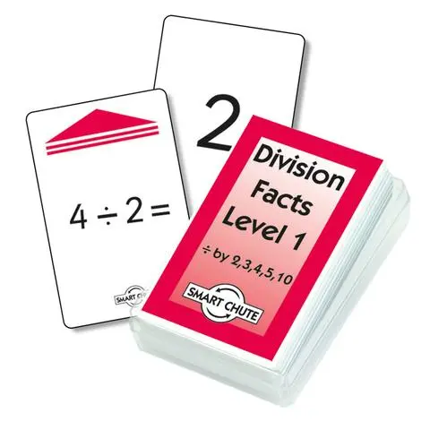 Cartas de Divisão Nível 1 (divisão por 2, 3, 4, 5 e 10)