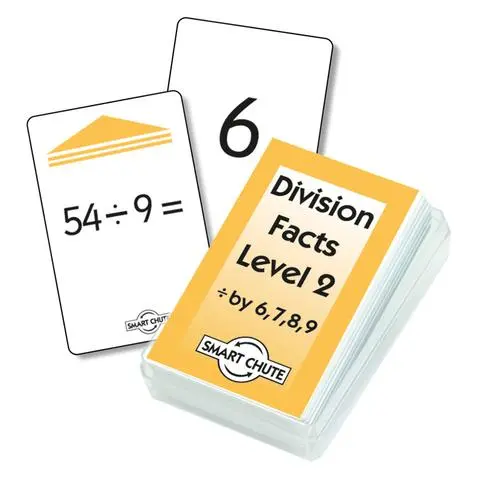 Cartas de Divisão Nível 2 (divisão por 6, 7, 8, 9)